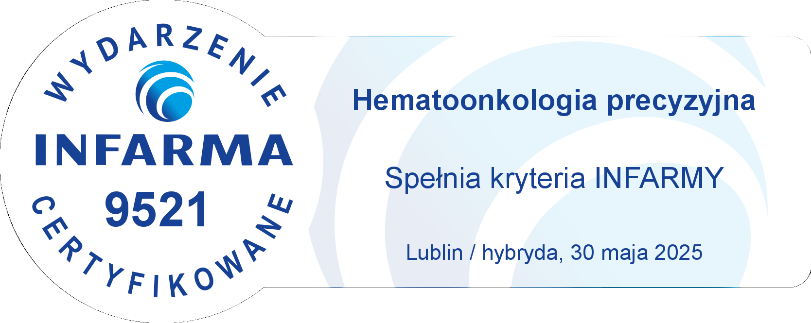 Spełnia kryteria Infarmy